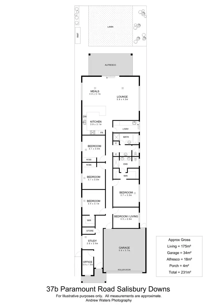Floorplan of Homely house listing, 37b Paramount Road, Salisbury Downs SA 5108