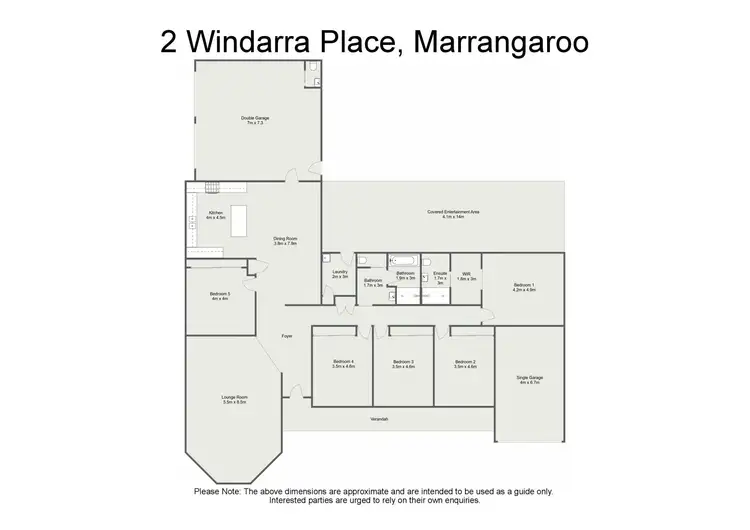 Floorplan of Homely house listing, 2 Windarra Place, Marrangaroo NSW 2790