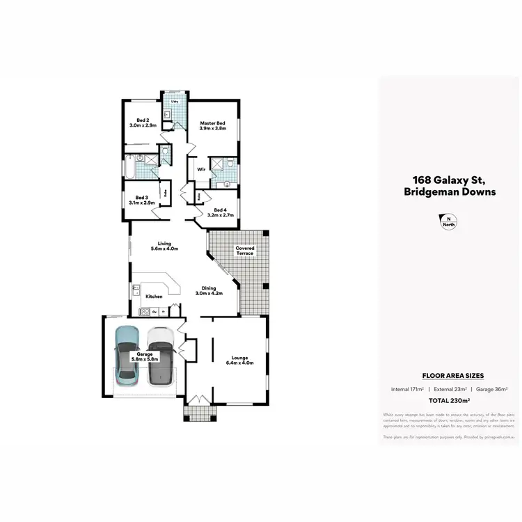 Floorplan of Homely house listing, 168 Galaxy Street, Bridgeman Downs QLD 4035