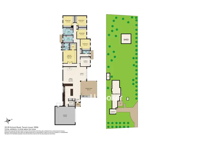 Floorplan of Homely house listing, 33-35 School Road, Tarwin Lower VIC 3956