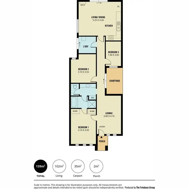 Floorplan of Homely house listing, 2/19-23 Moir Street, Smithfield SA 5114