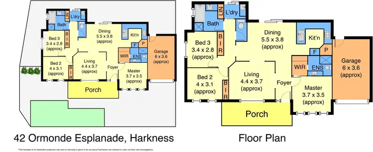 Floorplan of Homely house listing, 42 Ormonde Esplanade, Harkness VIC 3337