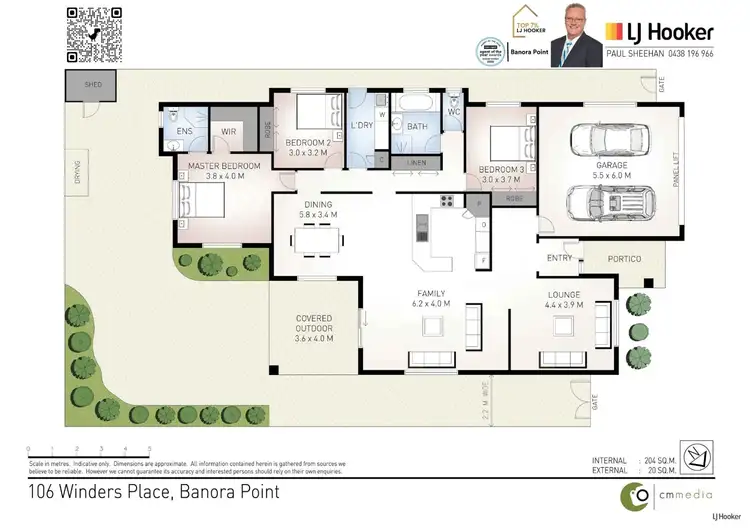 Floorplan of Homely house listing, 106 Winders Place, Banora Point NSW 2486