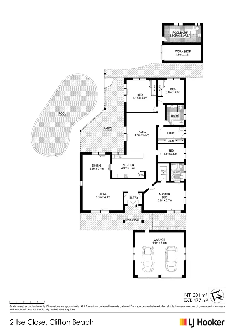 Floorplan of Homely house listing, 2 Ilse Close, Clifton Beach QLD 4879