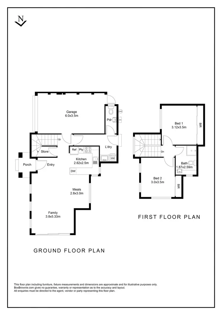 Floorplan of Homely townhouse listing, 3 Phillip Street, Reservoir VIC 3073