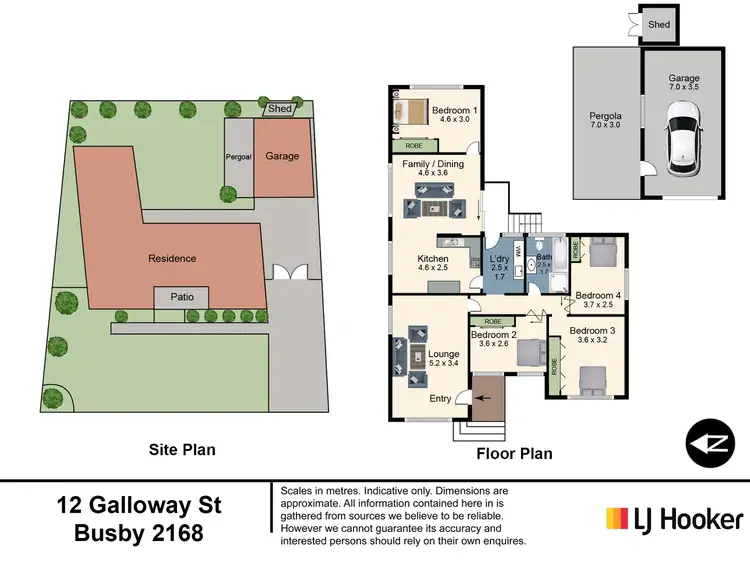 Floorplan of Homely house listing, 12 Galloway Street, Busby NSW 2168