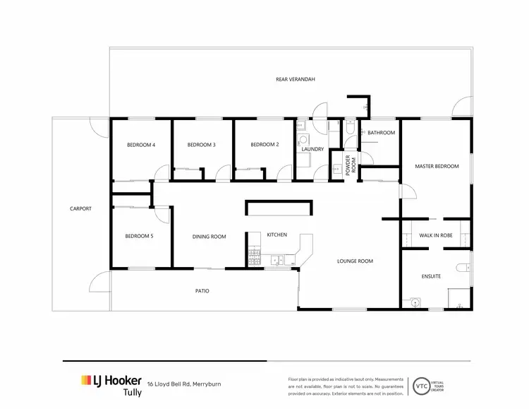Floorplan of Homely house listing, 16 Lloyd Bell Road, Merryburn QLD 4854
