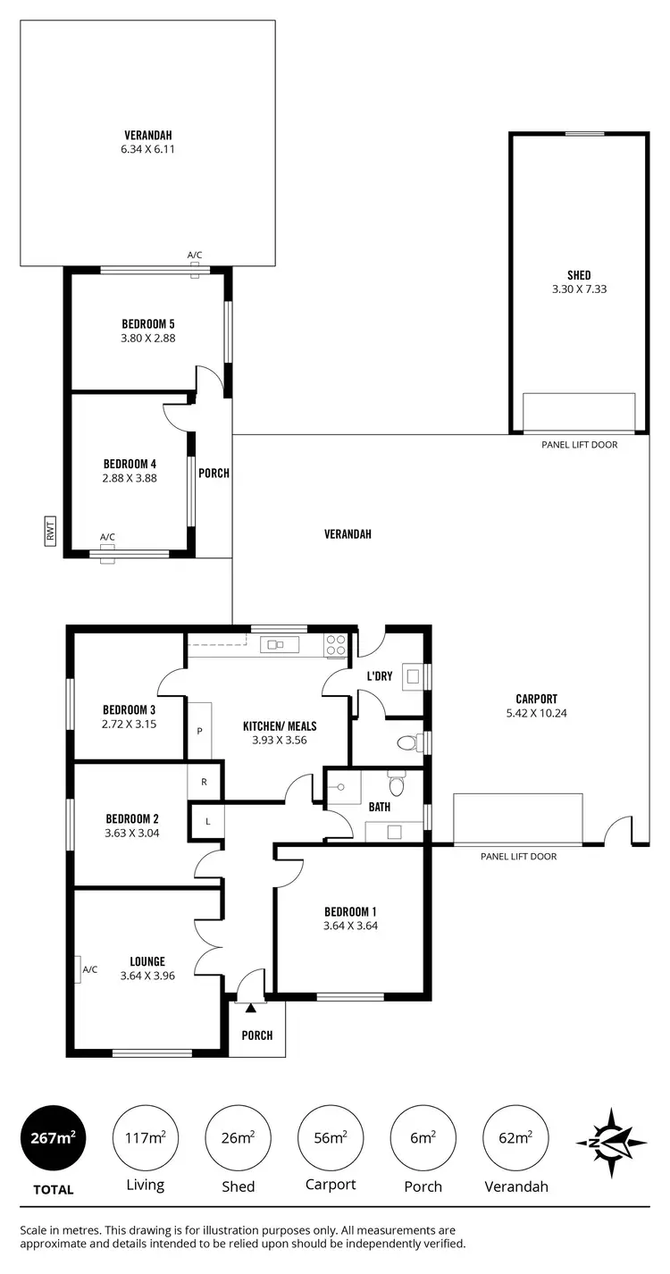 Floorplan of Homely house listing, 45 Alicia Street, Athol Park SA 5012