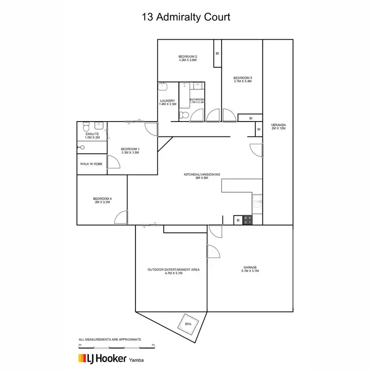 Floorplan of Homely house listing, 13 Admiralty Court, Yamba NSW 2464