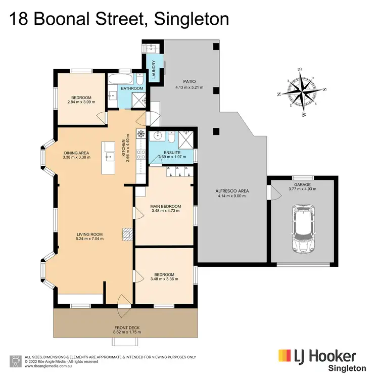Floorplan of Homely house listing, 18 Boonal Street, Singleton NSW 2330