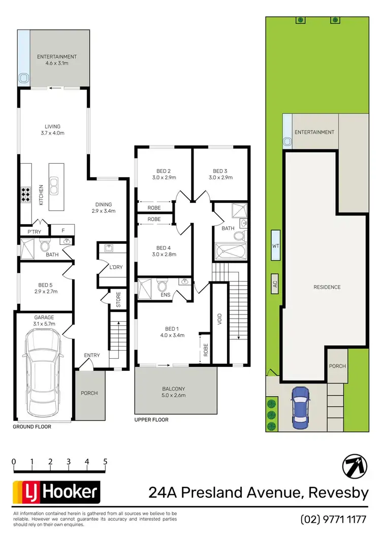 Floorplan of Homely semi-detached listing, 24A Presland Avenue, Revesby NSW 2212
