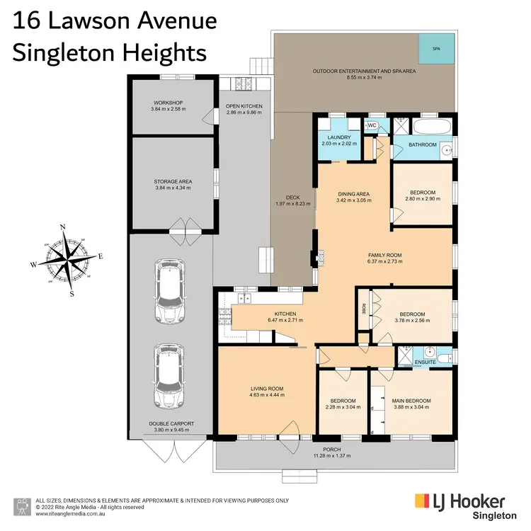 Floorplan of Homely house listing, 16 Lawson Avenue, Singleton NSW 2330