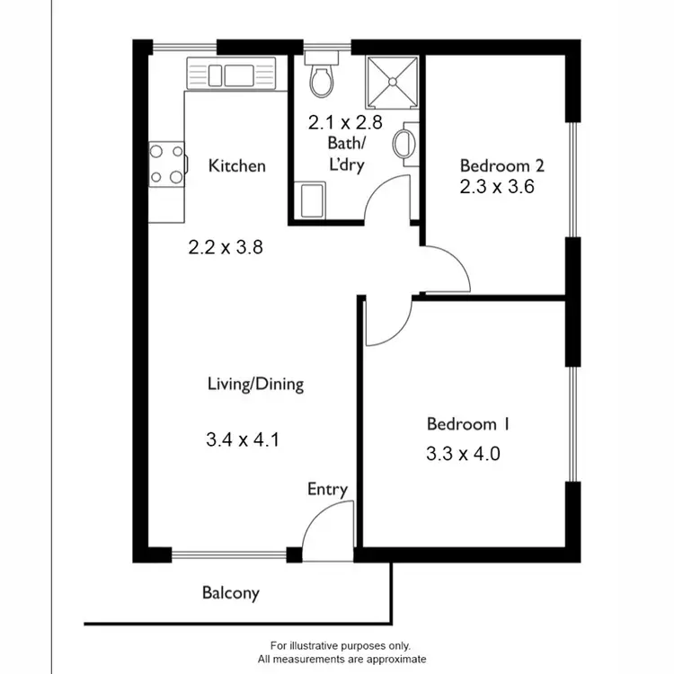 Floorplan of Homely unit listing, 24/59 Grand Junction Road, Rosewater SA 5013