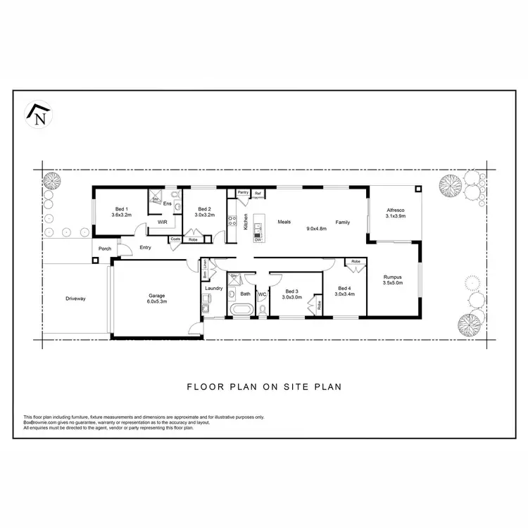 Floorplan of Homely house listing, 25 Morgan Crescent, Werribee VIC 3030