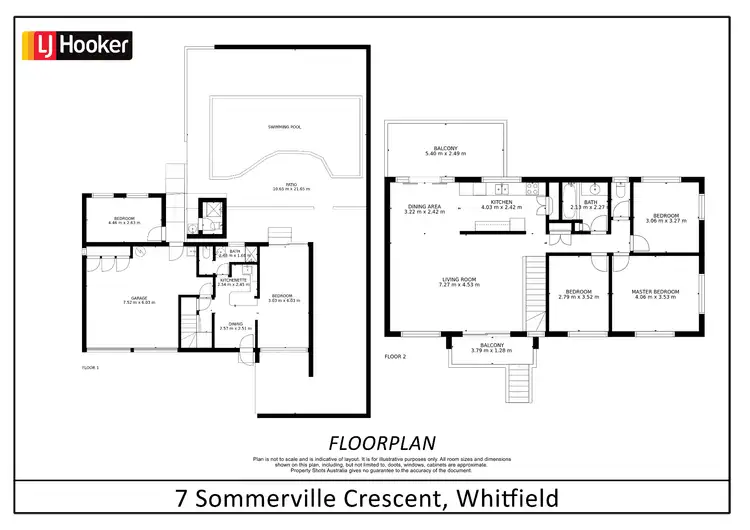 Floorplan of Homely house listing, 7 Sommerville Crescent, Whitfield QLD 4870