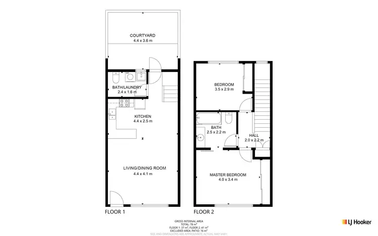 Floorplan of Homely townhouse listing, 5/57 Best Street, Yorkeys Knob QLD 4878