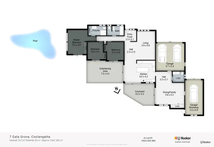Floorplan of Homely house listing, 7 Gala Grove, Coolangatta QLD 4225