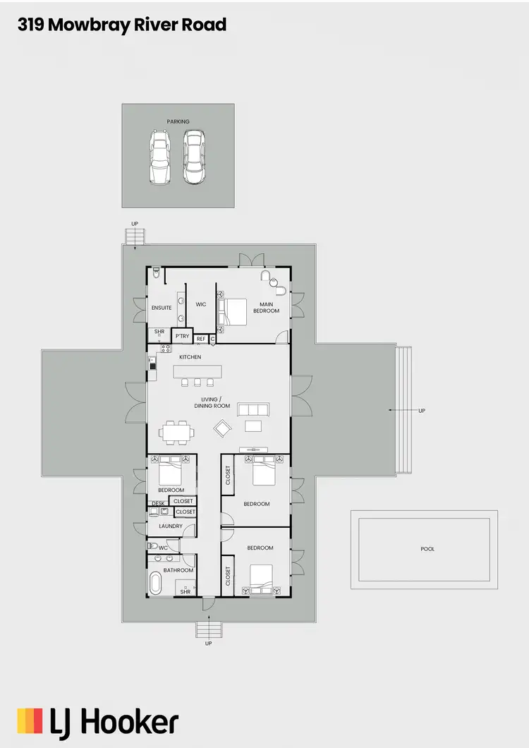 Floorplan of Homely house listing, 319 Mowbray River Road, Mowbray QLD 4877