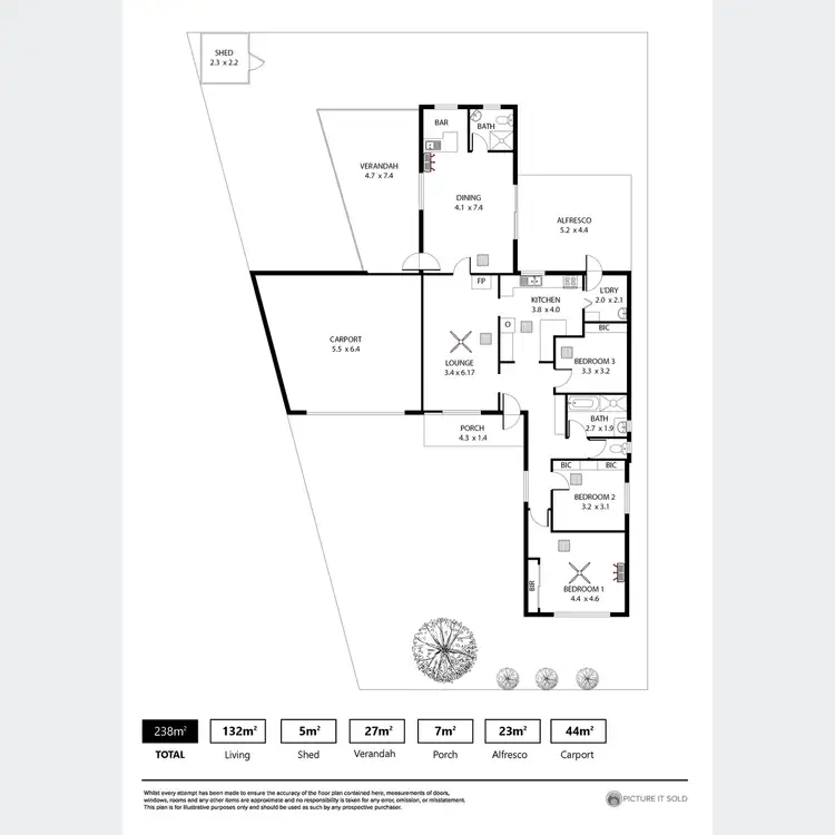 Floorplan of Homely house listing, 5 Boronia Street, Flinders Park SA 5025