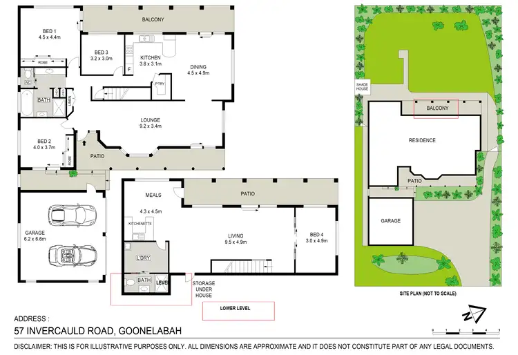 Floorplan of Homely house listing, 57 Invercauld Road, Goonellabah NSW 2480