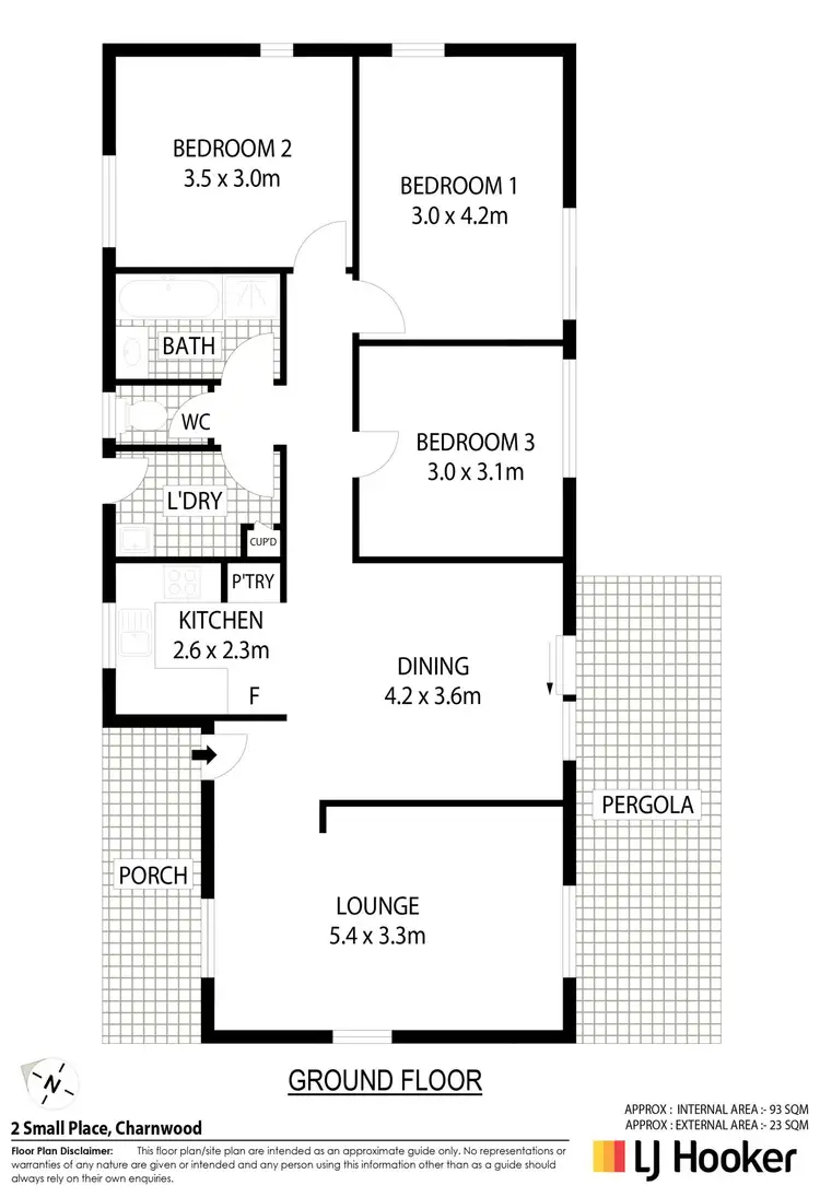 Floorplan of Homely house listing, 2 Small Place, Charnwood ACT 2615