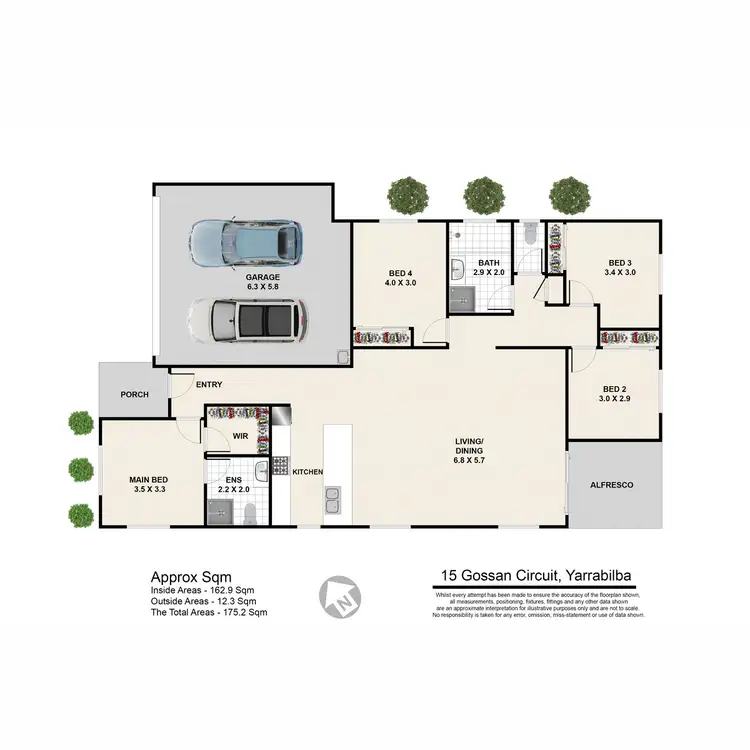 Floorplan of Homely house listing, 15 Gossan Circuit, Yarrabilba QLD 4207