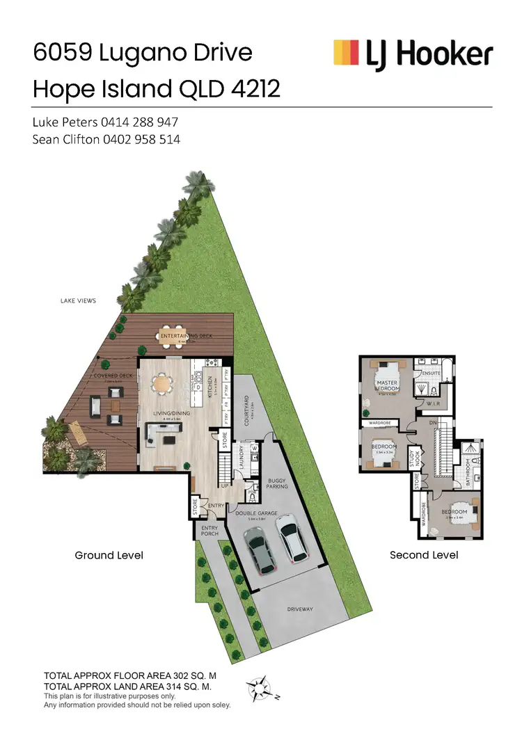 Floorplan of Homely house listing, 6059 Lugano Drive, Hope Island QLD 4212