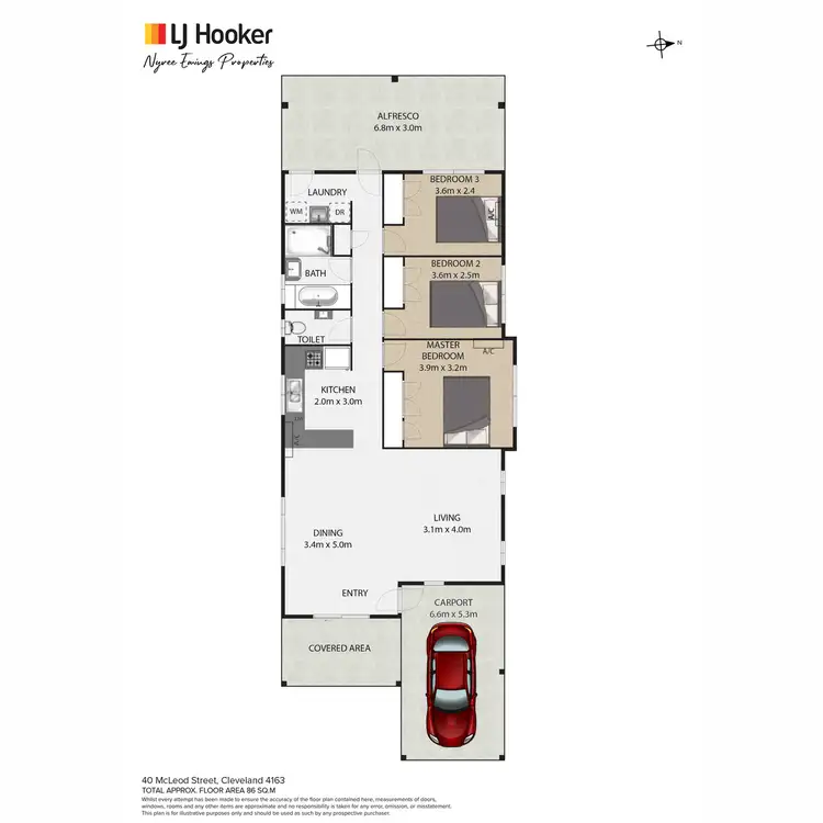 Floorplan of Homely house listing, 40 Mcleod Street, Cleveland QLD 4163