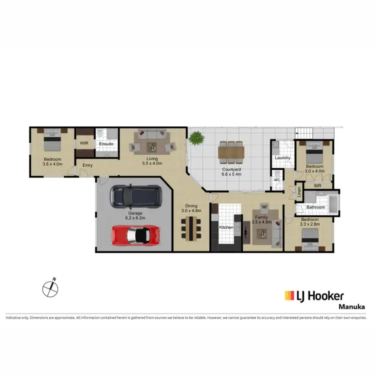 Floorplan of Homely townhouse listing, 5/3 Hansen Circuit, Isaacs ACT 2607
