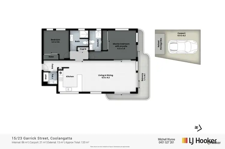 Floorplan of Homely unit listing, 15/23 Garrick Street, Coolangatta QLD 4225
