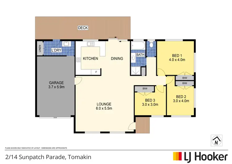 Floorplan of Homely house listing, 2/14 Sunpatch Parade, Tomakin NSW 2537