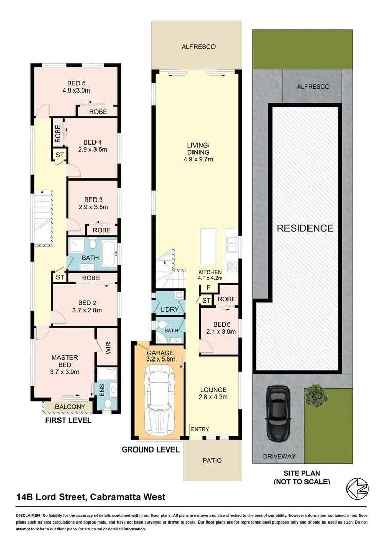 Floorplan of Homely house listing, 14B Lord St, Cabramatta West NSW 2166