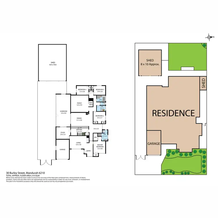 Floorplan of Homely house listing, 30 Burley Street, Mandurah WA 6210