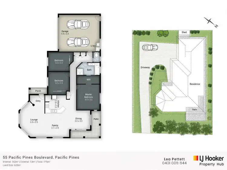 Floorplan of Homely house listing, 55 Pacific Pines Boulevard, Pacific Pines QLD 4211