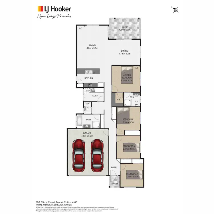 Floorplan of Homely house listing, 19A Citrus Circuit, Mount Cotton QLD 4165