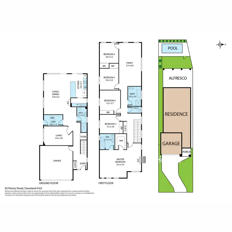 Floorplan of Homely house listing, 82 Fitzroy Street, Cleveland QLD 4163