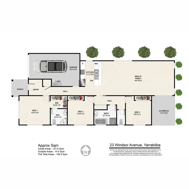 Floorplan of Homely house listing, 23 Windsor Avenue, Yarrabilba QLD 4207