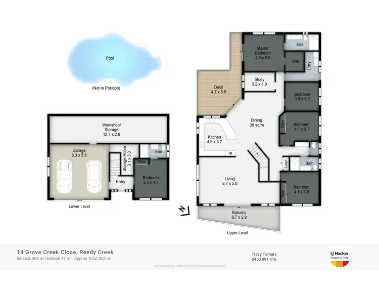 Floorplan of Homely house listing, 14 Grove Creek Close, Reedy Creek QLD 4227