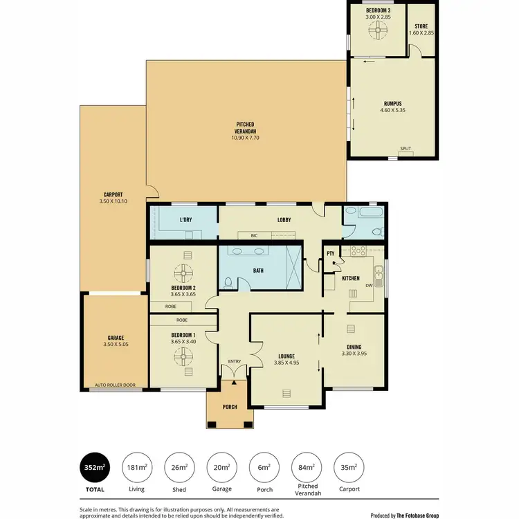 Floorplan of Homely house listing, 74 Gordon Street, Albert Park SA 5014