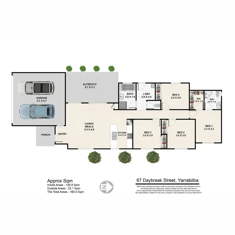 Floorplan of Homely house listing, 67 Daybreak Street, Yarrabilba QLD 4207