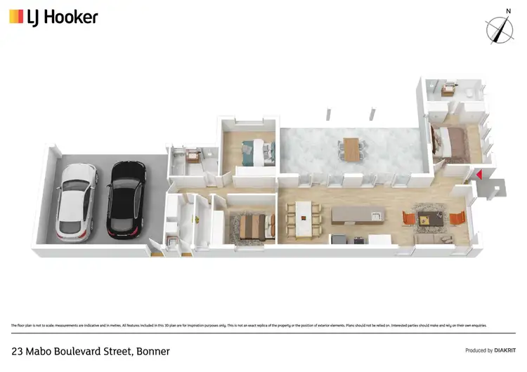 Floorplan of Homely house listing, 23 Mabo Boulevard, Bonner ACT 2914