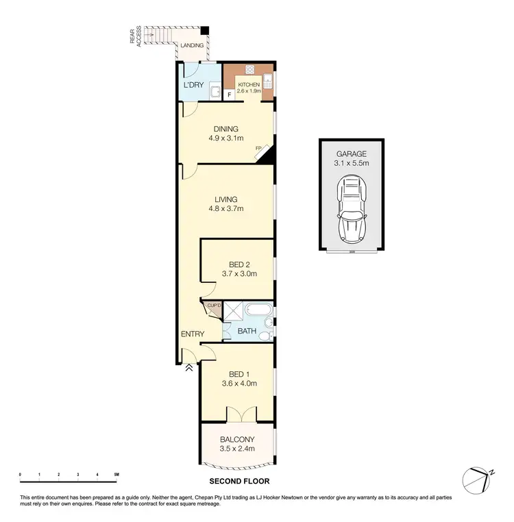 Floorplan of Homely apartment listing, 6/18 Holt Street, Stanmore NSW 2048
