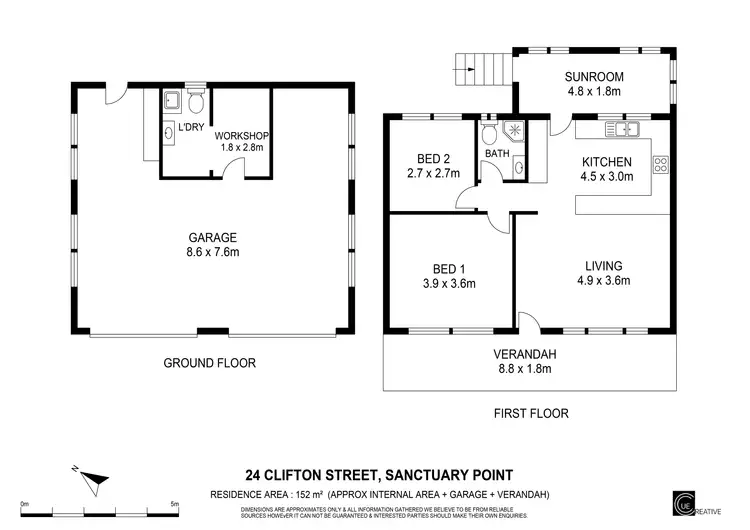 Floorplan of Homely house listing, 24 Clifton Street, Sanctuary Point NSW 2540
