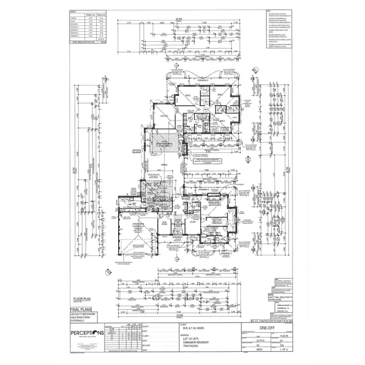 Floorplan of Homely house listing, 77 Cinnamon Meander, Two Rocks WA 6037