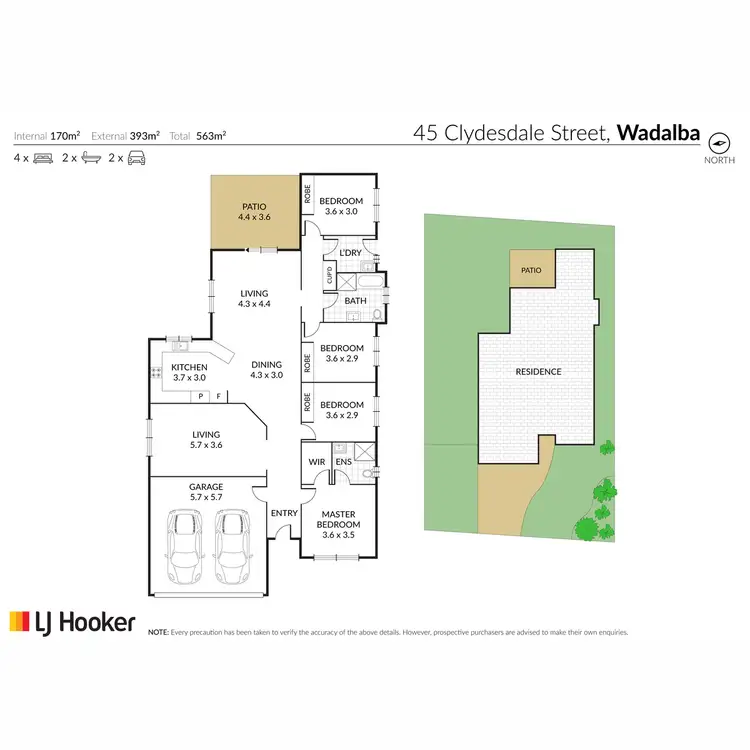 Floorplan of Homely house listing, 45 Clydesdale Street, Wadalba NSW 2259