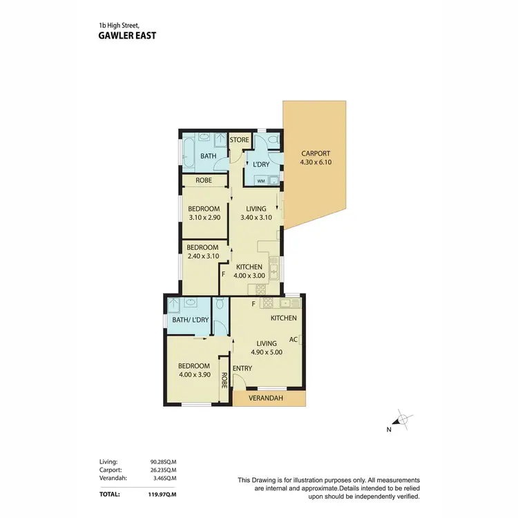 Floorplan of Homely house listing, 1B High Street, Gawler East SA 5118