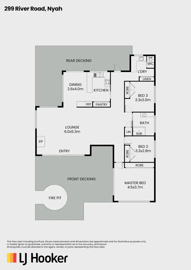Floorplan of Homely house listing, 299 River Road, Nyah VIC 3594