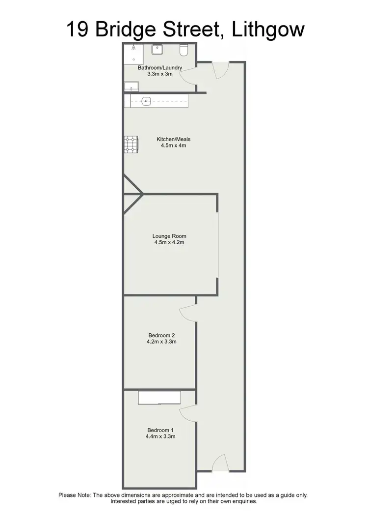 Floorplan of Homely house listing, 19 Bridge Street, Lithgow NSW 2790