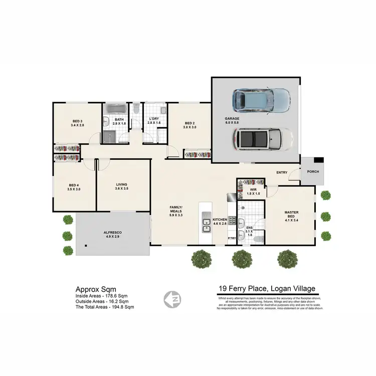 Floorplan of Homely house listing, Address available on request