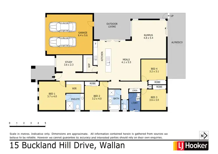 Floorplan of Homely house listing, 15 Buckland Hill Drive, Wallan VIC 3756